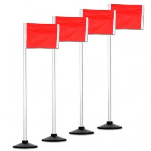 Champro All-Surface Official Soccer Corner Flags W/ Rubber Base, Set Of 4, A197RB Best Price